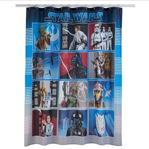 STAR WARS COLLAGE SHOWER CURTAIN